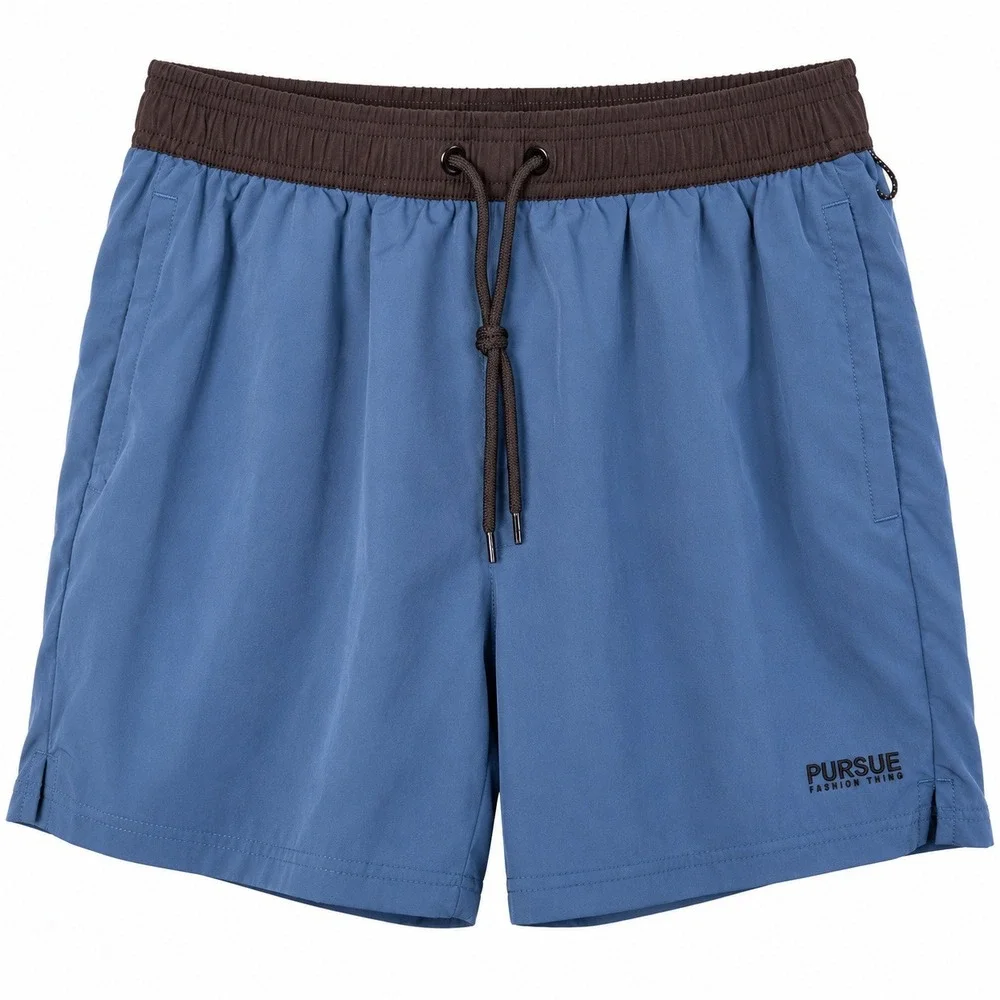 Manfinity Pursue Athletic Shorts Mens S Blue Brown Excellent Activewear Gym